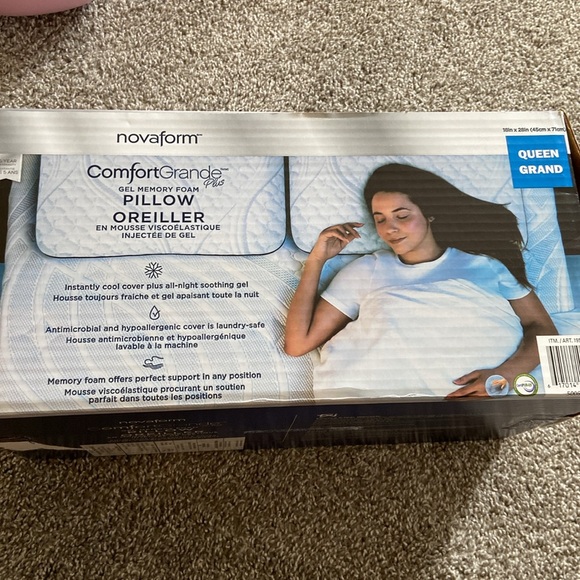 Cooling Queen size Round Gel memory foam - Picture 3 of 3